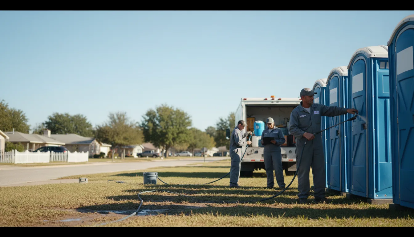 Long-Term Portable Toilet Rental in Great Falls, SC near me